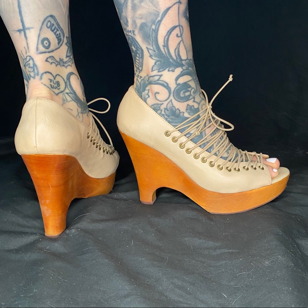 Jeffrey Campbell—Lace Up Platform Sandal